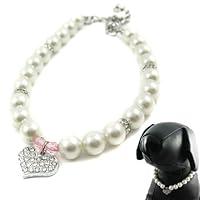 Algopix Similar Product 2 - Alfie Pet  Pinky Crystal Heart Pearl