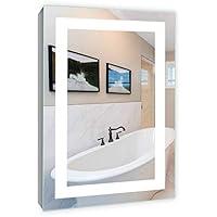 Algopix Similar Product 19 - Lighted LED Bathroom Mirror Medicine