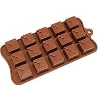 Algopix Similar Product 13 - Silicone Chocolate Candy Molds Square