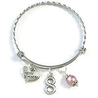 Algopix Similar Product 8 - 8th BIRTHDAY Bracelet 8th Birthday