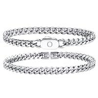 Algopix Similar Product 5 - Hisatan Initial Bracelets for Men 2