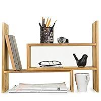 Algopix Similar Product 19 - MyGift Adjustable Dark Brown Solid Wood