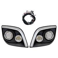 Algopix Similar Product 11 - Red Hawk LGT412L Headlights Compatible