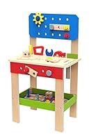 Algopix Similar Product 10 - TOYSTERS Wooden Tool Set and Workbench