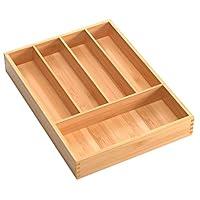 Algopix Similar Product 14 - Bamboo Cutlery Tray Kitchen Utensil