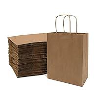 Algopix Similar Product 2 - Brown Paper Bags with Handles  8x4x10