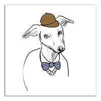 Algopix Similar Product 10 - Creative Products Greyhound With Hat