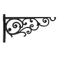 Algopix Similar Product 6 - Victorian Wall Hook 14 Inch Black