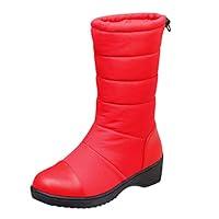 Algopix Similar Product 5 - Ros1ock Womens Boots Solid Color Nylon