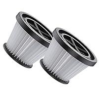 HQRP 2-Pack Filter compatible with Black+Decker HNVC115, HNVC215, HNVC220  series Dustbuster QuickClean Hand Vac Vacuum Cleaners, HNVCF10 Replacement