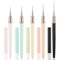 Algopix Similar Product 5 - JASSINS Nail Art Liner Brushes 5Pcs