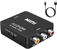 Algopix Similar Product 17 - GANA RCA to HDMI 1080P Mini RCA