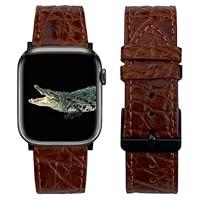 Algopix Similar Product 14 - Brown Light Crocodile Leather Band