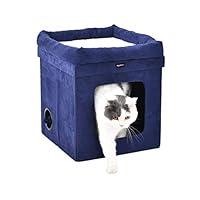 Algopix Similar Product 7 - Amazon Basics Collapsible Cube Cat Bed