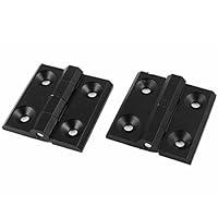 Algopix Similar Product 16 - uxcell 2 Pcs Zinc Alloy Black Cabinet