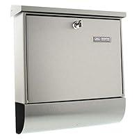 Algopix Similar Product 10 - BURGWCHTER Stainless Steel Letterbox