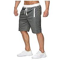 Algopix Similar Product 13 - DZQUY Mens Summer Elastic Waist Workout