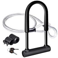 Algopix Similar Product 9 - DINOKA Bicycle U Lock with Keys 16mm