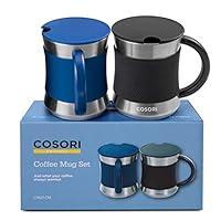 Algopix Similar Product 12 - COSORI Coffee Mug with Lids Set of 2