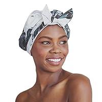 Algopix Similar Product 13 - Kitsch Luxury Reusable Shower Cap for