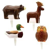 Algopix Similar Product 17 - DEI Wild Life Charmers Set of 4