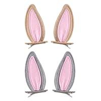 Algopix Similar Product 6 - JiaDuo 4PCS Bunny Ears Hair Clips 4