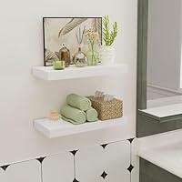 Algopix Similar Product 3 - Arceisle White Floating Shelves Wall