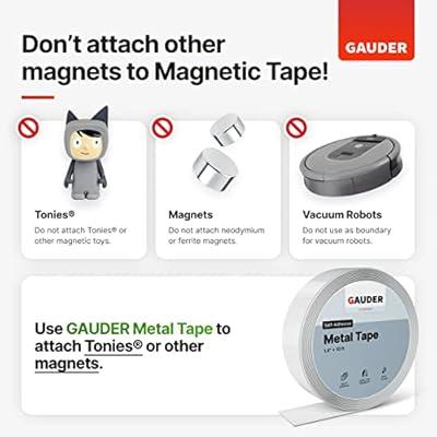 Best Deal for GAUDER Magnetic Strips with Adhesive Backing (12 inches x