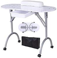 Algopix Similar Product 11 - Manicure Table SUNCOO Station Folding