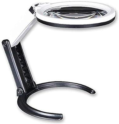 5X Hands Free Magnifying Glass with Light 43 Ultra-Bright LEDs