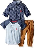 Algopix Similar Product 12 - US Polo Assn Baby Boys Long Sleeve