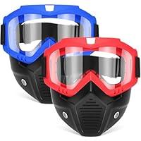 Algopix Similar Product 20 - POKONBOY 2 Pack Tactical Mask with