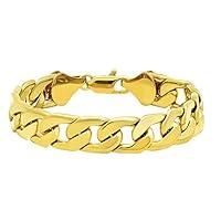 Algopix Similar Product 14 - The Bling Factory Mens 115mm 14k