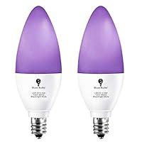 Algopix Similar Product 4 - 2 Pack LED Black Light Bulb 6W E12