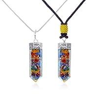 Algopix Similar Product 4 - Orgone Pendant Mix 7 Chakra Orgone