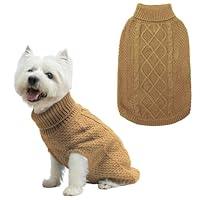 Algopix Similar Product 13 - Mihachi Turtleneck Dog Sweater  Winter