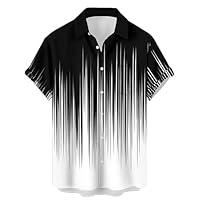 Algopix Similar Product 3 - Mens Bowling Shirt Short Sleeve Vintage