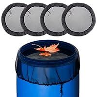 Algopix Similar Product 13 - 4 Pcs Mesh Cover for Rain Barrels 