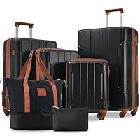 Algopix Similar Product 12 - TELLING Luggage Sets 6 Piece