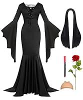 Algopix Similar Product 19 - 5pcs Halloween Costume Set for Gothic