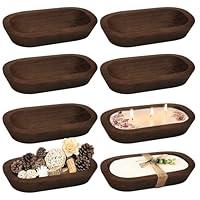 Algopix Similar Product 15 - Royxen 8 Pack Wood Dough Bowl Wooden