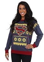 Algopix Similar Product 15 - FUNCOM Womens Superman Ugly Christmas