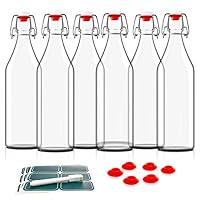 Algopix Similar Product 15 - Otis Classic Swing Top Glass Bottles 