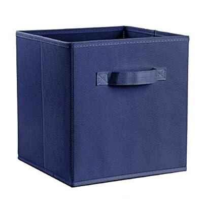 Storage Cubes 11 Inch Cube Storage Bins (Set Of Fabric Cubby Organizer  Baskets With Dual Handles Foldable Closet Shelf Organization Boxes