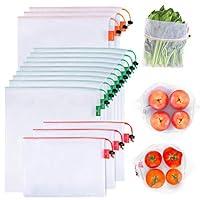 Algopix Similar Product 4 - GOGOODA 15 Pcs Premium Reusable Produce