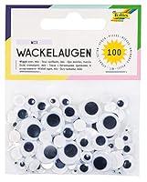 Algopix Similar Product 1 - Folia 7509  Wiggle Eyes Set 100 Pcs