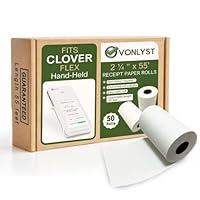 Algopix Similar Product 16 - Vonlyst Thermal Paper Roll for Clover