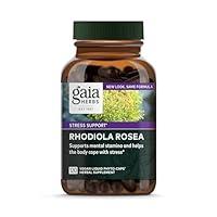 Algopix Similar Product 18 - Gaia Herbs Rhodiola Rosea  Stress