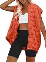 Algopix Similar Product 2 - SENSERISE Womens Oversized Puffer Vest