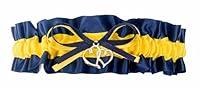 Algopix Similar Product 15 - Navy Blue Yellow Satin Wedding Keepsake